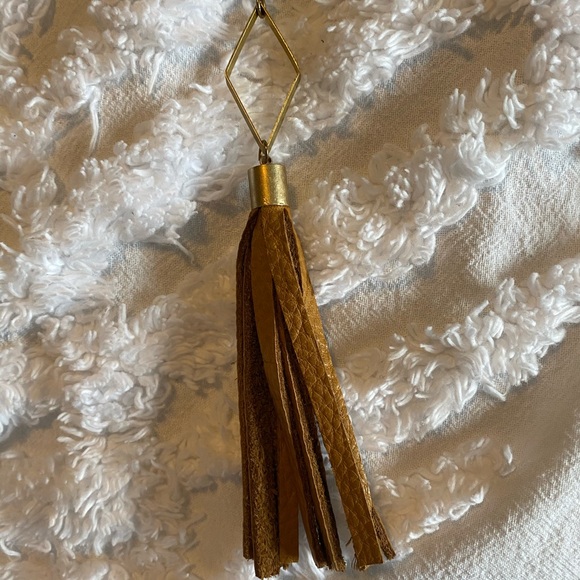 Leather Tassel Necklace - Picture 4 of 6